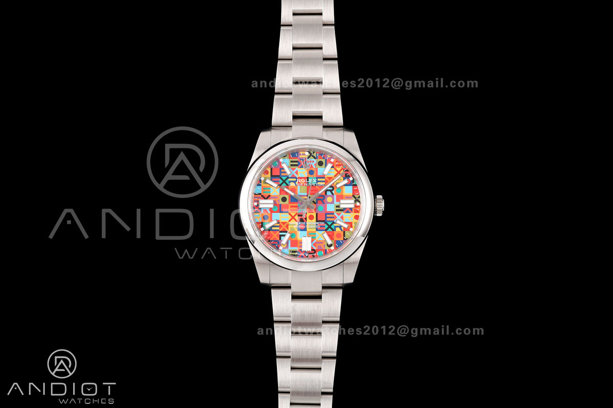 Oyster Perpetual 41mm 143000 904L QF Best Edition Celebration Dial On SS Bracelet SH3230 (Free Sprung)